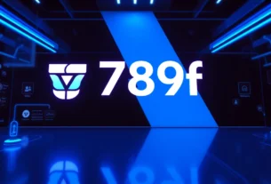 789f website homepage showcasing dynamic digital elements and modern design aimed at online services and digital assets.