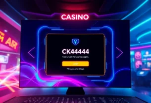 Engaging ck4444 login screen with vibrant graphics and seamless design for easy access to online gaming platform.