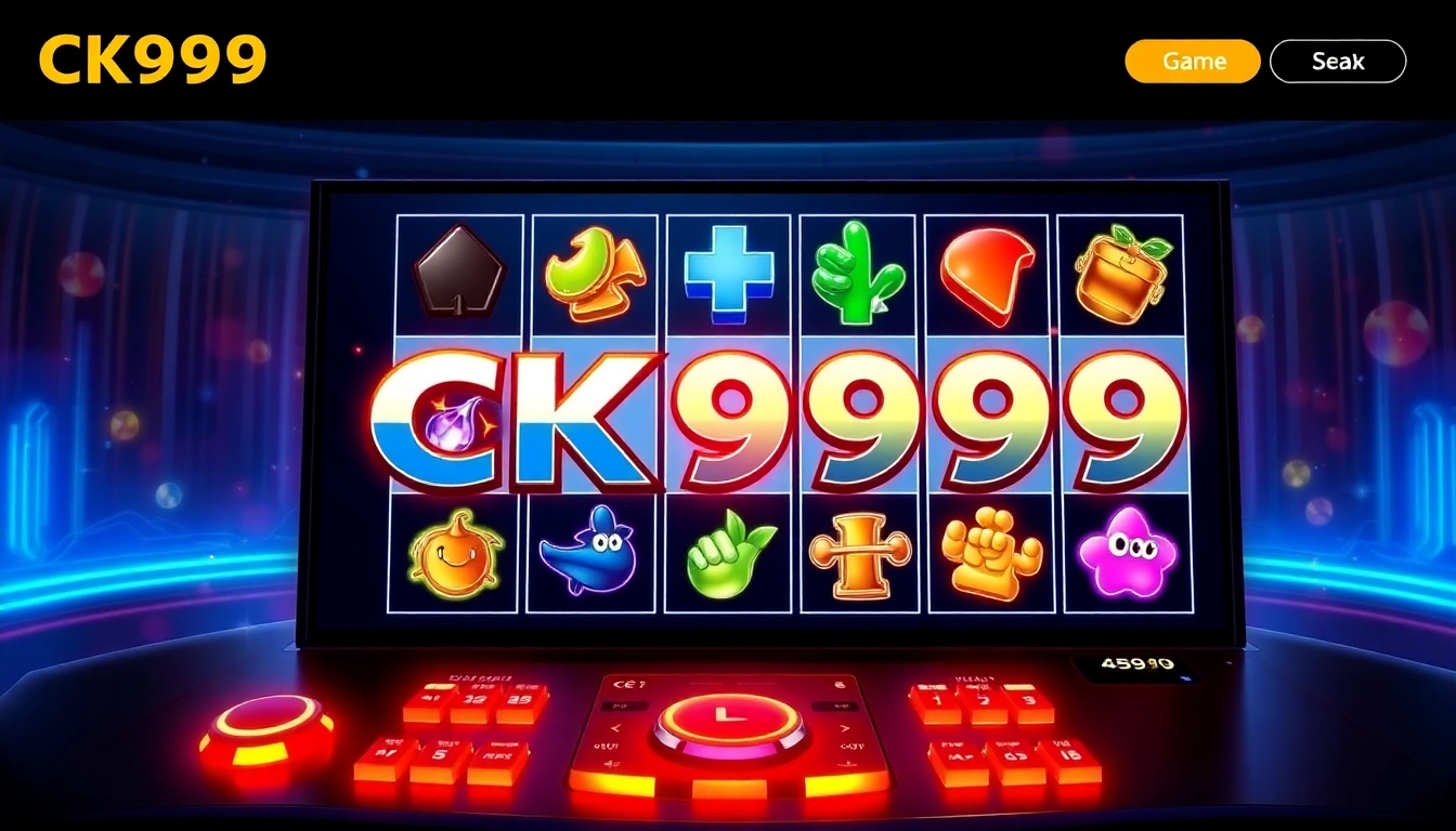 Screenshot of CK999 game showing dynamic slot reels and vibrant graphics for an engaging casino experience.