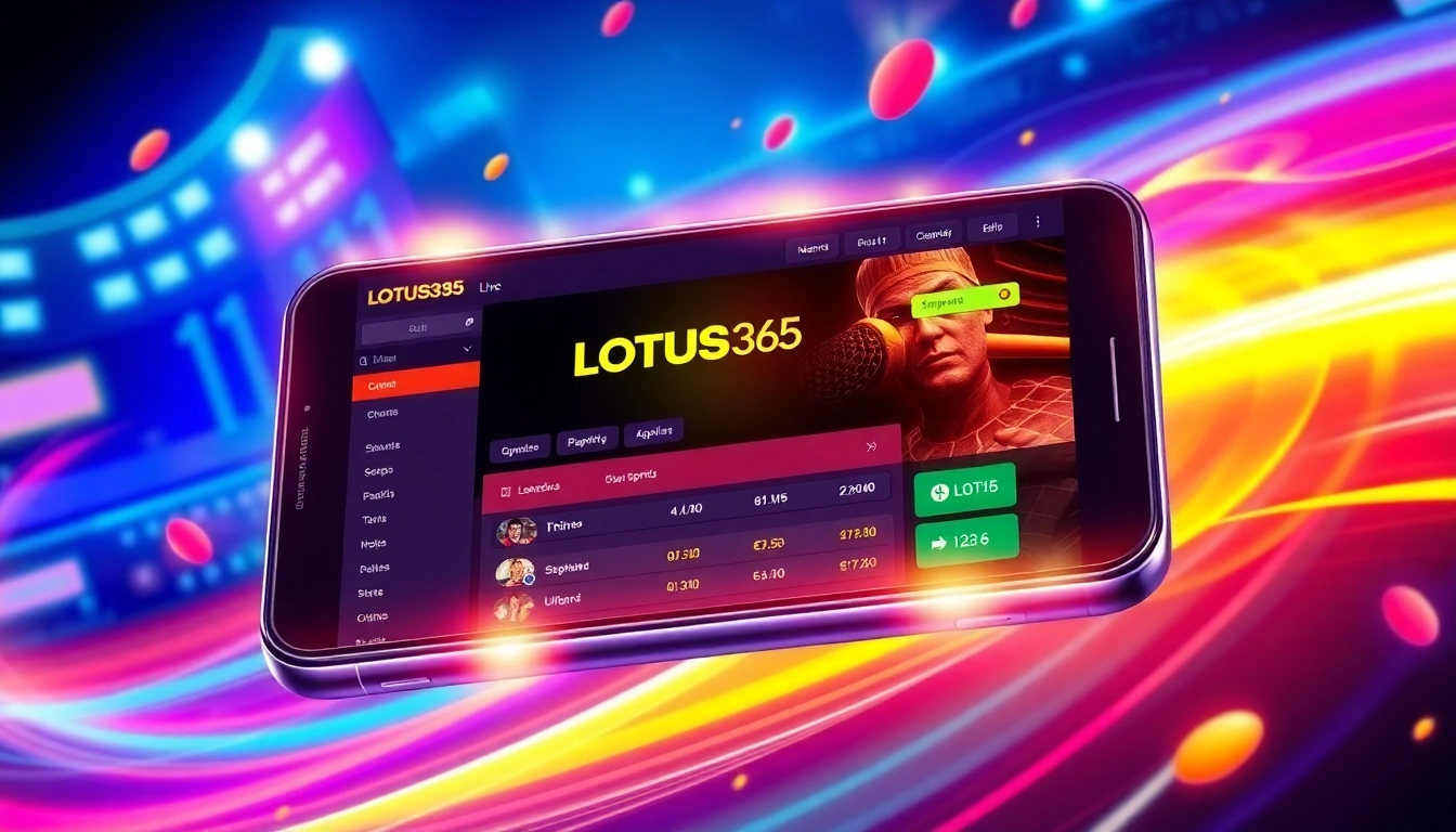 LOTUS365 vip platform on mobile with live sports betting action, emphasizing trust and excitement for Indian users.