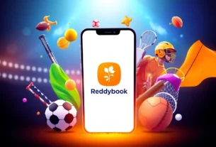 The Reddybook App interface on a smartphone displaying live sports betting options, ensuring seamless navigation for users seeking online betting in India.