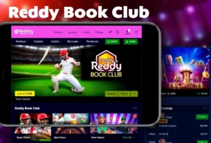 Reddy Book Club logo on a sleek sports betting platform, highlighting live cricket betting and casino games for users’ confidence and engagement.