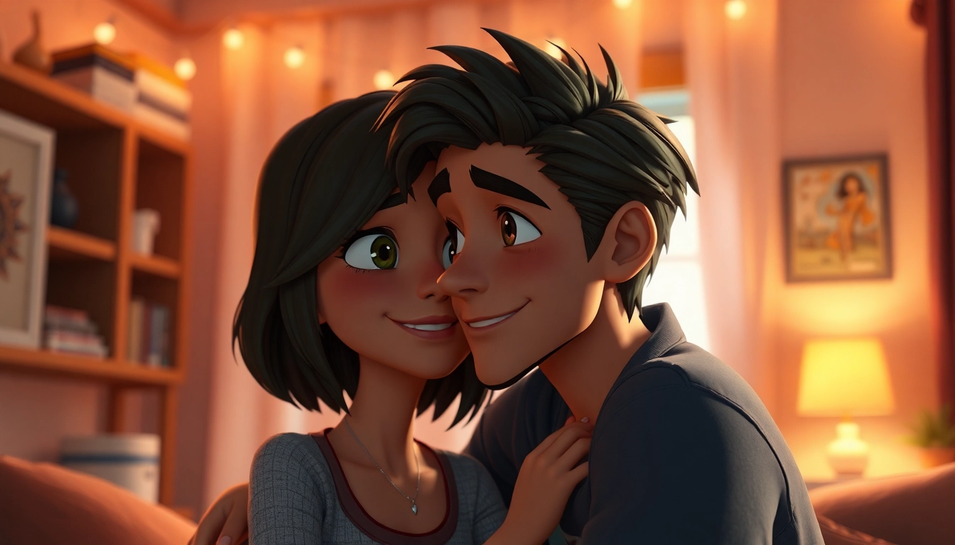 Detailed NSFW AI-generated scene of an animated character with emotional expression, designed for realistic visuals.