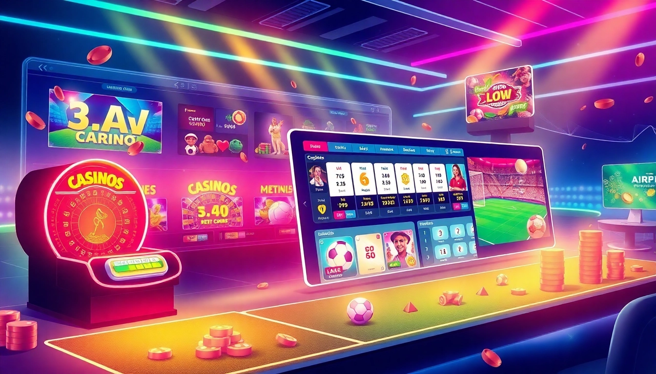 Create a clear photo showing a user accessing their Sky Exchange ID on mobile, highlighting easy login and live betting in a lively casino and sports environment, with a focus on security and excitement for players.