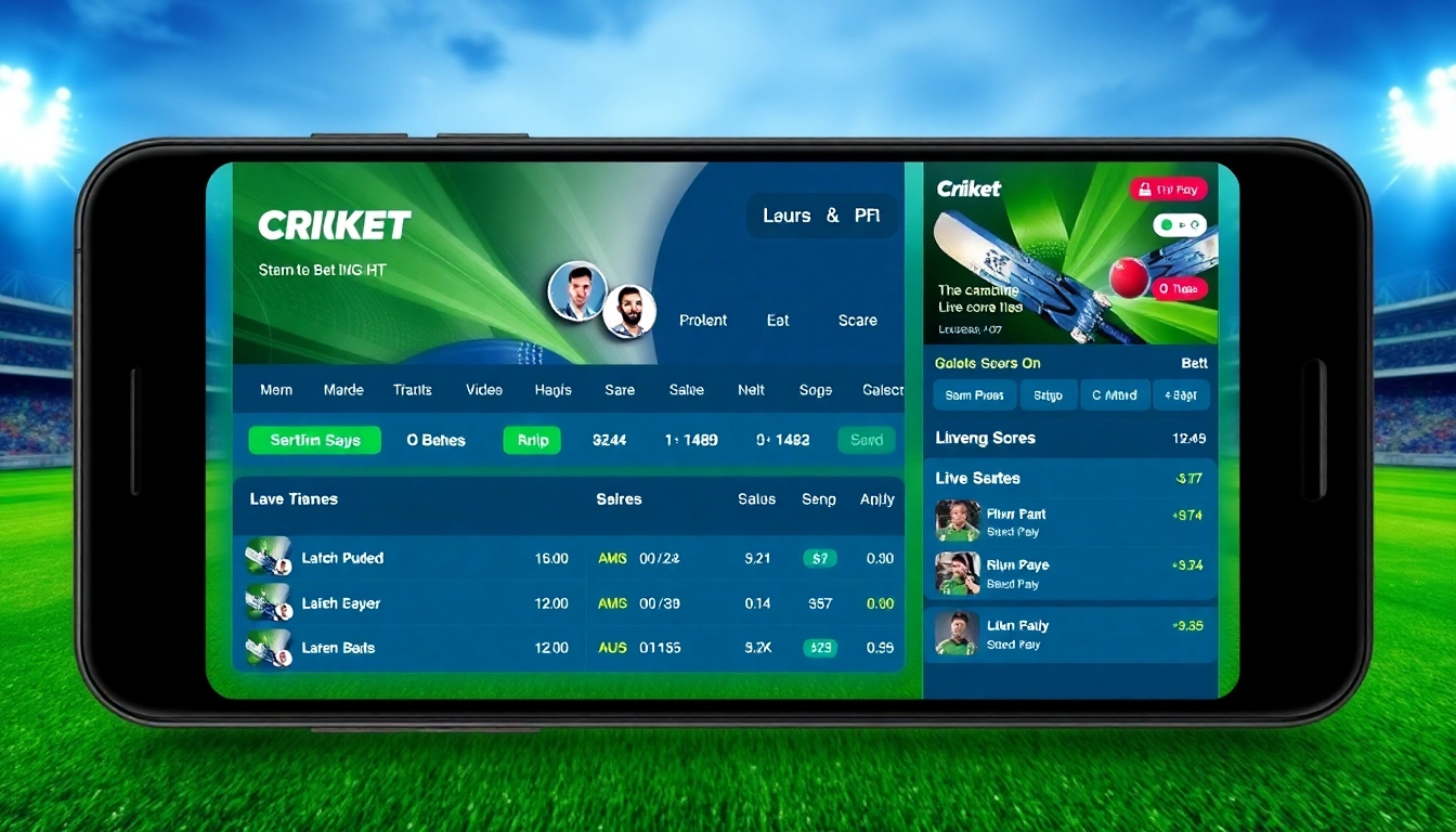 Online cricket betting platform Cricbet99 com featuring live scores and betting options for