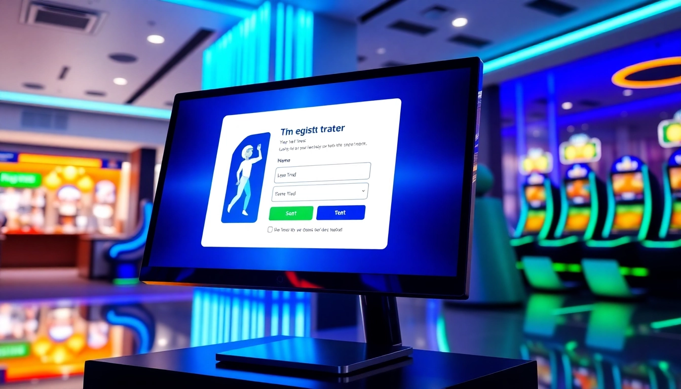 Easy FairPlay24 register process illustration with signup form and secure login icons for new