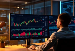 TradingView user analyzing detailed financial charts for trading success and market insights