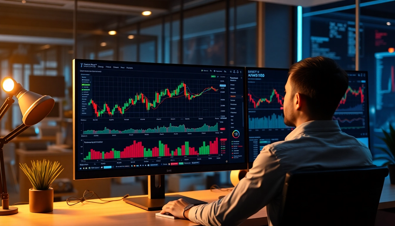 TradingView user analyzing detailed financial charts for trading success and market insights